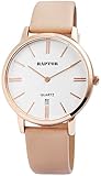 Raptor Damen Uhr Analog Quarz mit Leder Armband RA10003-007