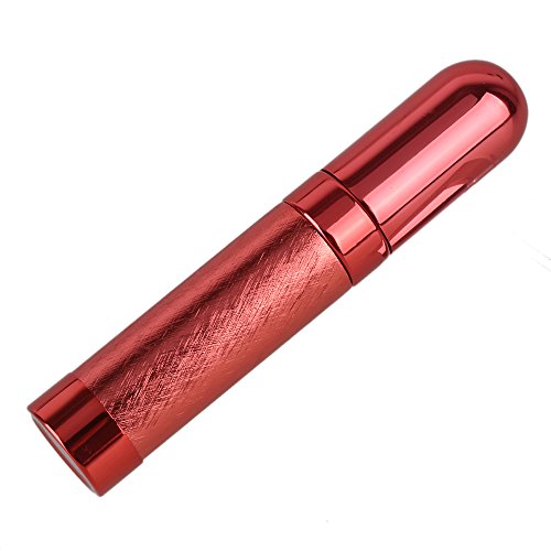 Red 8ML Stylish Practical Travel Refillable Aftershave Perfume Makeup Spray Bottle Metal Bullet Atomizer