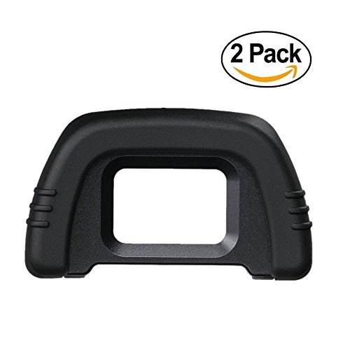 Eyepiece  CAM-ULATA Replacement Eyecup Eye Cup DK-21 Viseur pour Nikon D7000 D750 D610 D600 D300 D200 D100 D90 D80 D70 D70s Cam  ras DSLR  2 Pack