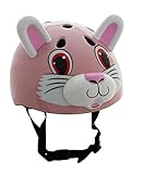Pink Cat / Rabbit Childrens Safety Cycling Skating Scooter Bike Helmet (Suitable ages 3 - 11)
