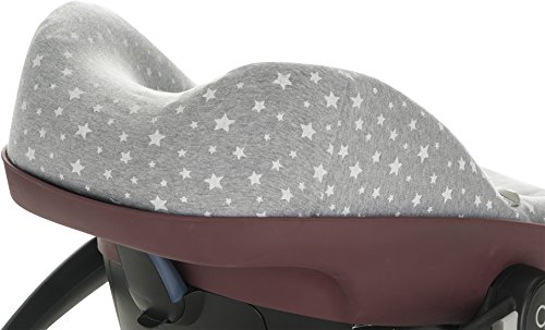 Janabebe® – Baumwollbezug White Star Pebble Maxi -Cosi y Bébé confort , Abdeckung Stubenwagen , Autositz - 6