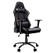 Produktbild Gaming Stuhl, Racing Gamer Stuhl, Sportsitz Schreibtischstuhl, Ergonomischer Bürostuhl mit 3D verstellbaren Armlehnen, Hohe Rückenlehne Chefsessel,Höheverstellbar PU Drehstuhl mit Kopfkissen und Taillenstütze, bis 135° nach Hinten verstellbar, Schwarz