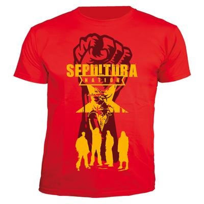 Preisvergleich Produktbild SEPULTURA, Nation, 30 years anniversary - T-Shirt S