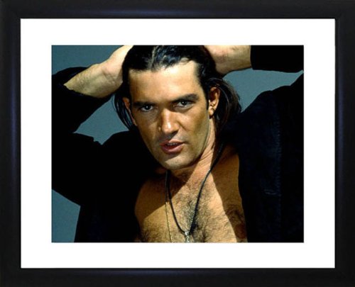 Preisvergleich Produktbild Antonio Banderas gerahmtes Foto