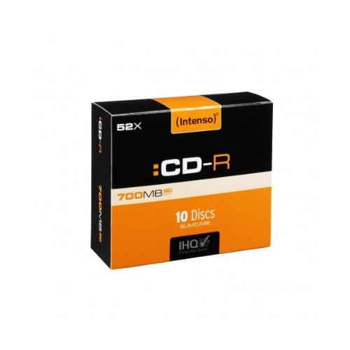 Intenso 1801622 CD-R Printable Rohlinge, 700MB, 10 Stück