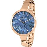 Uhr - La Passion - 1-2032J - Spange Rose blau