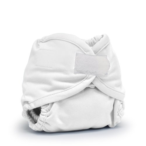 Rumparooz Newborn Aplix Cloth Diaper Cover, White