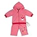 AGATHA RUIZ DE LA PRADA "Hoodie" baby girls tracksuit fleece (pink/rose)