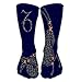 Produktbild No Soy Como Tu Hohe Socken Outdoor Sports Men Women High Socks Stocking Zodiac Sign Capricorn Over Starry Sky Background Scheme Stars Constellation Tile Length 19.7"(50cm)