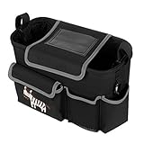 NuoYo Baby Kinderwagen Organizer,Buggy Organizer,Abnehmbarer Schultergurt Umhängetasche,Tough Fabric,Wasserdicht, - 4