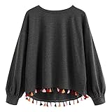 Yvelands Damen Longshirt Damen Damen Bluse Maxikleider Damen Chiffon blusen Crop Tops