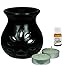 Brahmz Aroma Oil Diffuser - Ceramic - Regular - Black - Lavender RS.299.00