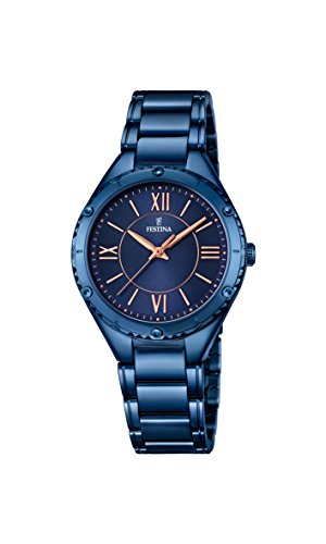 Festina Damen-Armbanduhr Journees Analog Quarz Edelstahl beschichtet F16923/2 Festina Damen-Armbanduhr Journees Analog Quarz Edelstahl beschichtet F16923/2