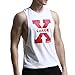 Produktbild Shangqi Fitness Tank Herren Funktionelle Sport Bekleidung Geeignet Für Workout Training Tank Top Herren Kompressions Shirt kurzärmlig Funktionsshirt mit Netzstoffeinsätzen Sportshirt mit ultraengem