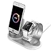 Produktbild Iitrust Aluminium [3 in 1] Ständer für Apple Watch, Airpods Ladestation, iPhone Docking Station für Apple Watch / Airpods / iPhone, KEIN Datenkabel enthält - Silber
