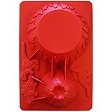 Lily Cook KP5166 para tartas con diseño de dragón volcán/dinosaurio/rojo/azul/verde 21 x 15 x 32 cm