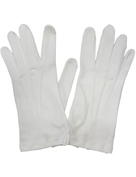 Frackhandschuhe Gentleline, weiß, 100% Baumwolle