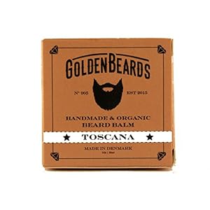 Organic Beard Balm -Toscana - 30ml - 100% Natural *Golden Beards* | Jojoba & Argan & Apricot Oil, Moisturise Your Beard… - Image 4