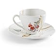 Seletti Kintsugi Tazzina con piattino in porcellana e oro 24 carati mod. 2