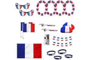 UMOI Kit de Supporters de France Championnat d'europe 2024 Championnat d'europe, Coupe du Monde d'europe, Fan, Mile, Affichage Public