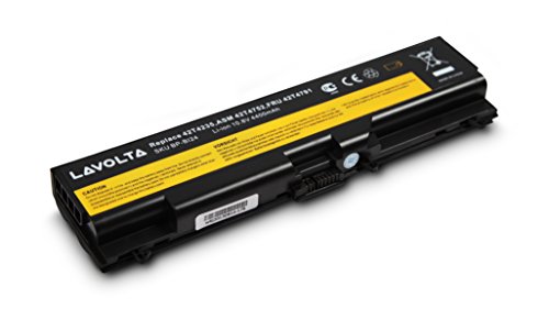 Notebook Akku für Lenovo Thinkpad E420 E520 L410 L412 L420 L421 L510 L512 L520 SL410 SL510 T410 T410i T420 T510 T510i T520 W510 W520 Edge 14 15 E40 E50 passt 42T4708 42T4709 42T4737 42T4738 42T4751 42T4752 42T4755 51J0498 51J0499 57Y4185 57Y4186 – 4400mAh 108v – Original Lavolta - 2