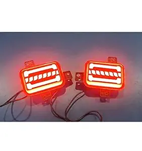 CARMART Bumper Reflector Led Compatible for Thar 2021 latest model set of 2