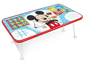 Disney Mickey Multipurpose Ludo Game Table for Kids/Toy Table/Foldable Study Table/Laptop Support Table/Multicolor Toys (Color May Vary from Illustration)