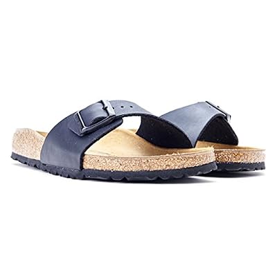 Birkenstock Original Madrid Birko Flor etroit (pour pied fin), , Black, 040793 37,0