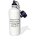 Produktbild Sports Water Bottle Gift, Sometimes I Wish I Was An Octopus White Stainless Steel Water Bottle for Women Men 21oz