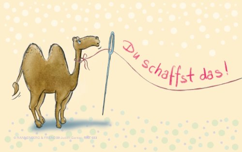 Rannenberg und Friends Netbooktuch "Du schaffst das"