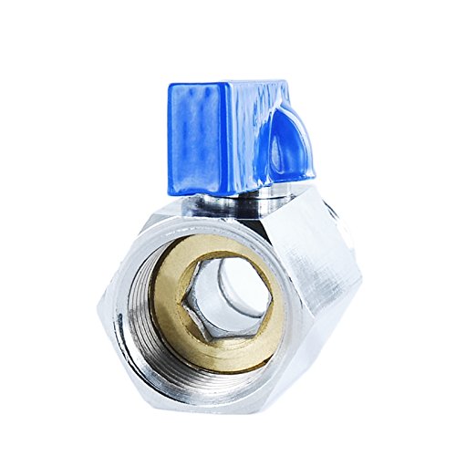 Genebre Messing MINI Kugelhahn mit Flügelgriff – AG/IG – reduzierter Durchgang – PN 16 – 1/8″ - 4