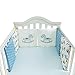 Produktbild Focus 6Pcs / set Baby-Bett Auto Krippe-Karikatur Auto Newborn Bed Schutz Cradle Auto Kleinkind Kinderbett Bettwäsche-Set Holzpferd