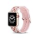 Produktbild Gimartuk Ersatz-Armband für Apple Watch, 40 mm, 44 mm, Serie 4, 38 mm, 42 mm, Serie 3, weiches Silikon, Sportarmband, iWatch Serie 4/3/2/1, Unisex, apple watch silicone band, C7, 42mm/44mm