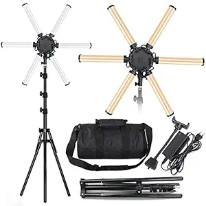 Yugam F6 Arm Led Star Ring Light Photographic Lighting for YouTube, Makeup (F6 Arm Light Only)