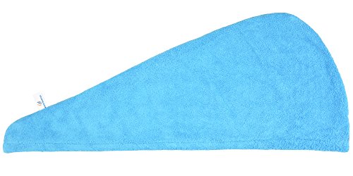 Mikrofaser groß Haarpunzel Turban Haartrockentuch Handtuch Kopftuch Haartrockentuch Handtücher (Rot+lila+blau 3er-Pack) - 5