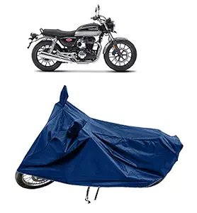 Tricway Bike Body Cover for Honda Hness CB350 Along with Dust Proof and Water Repellent with Premium Polyester Fabric (Navy Blue)