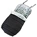 Deluxe 2 In 1 Stroller Pushchair Buggy Footmuff - Black/Grey To Fit Maclaren, oBaby, Zeta Vooom, Tippitoes, Hauck, Chicco, Graco Mamas And Papas