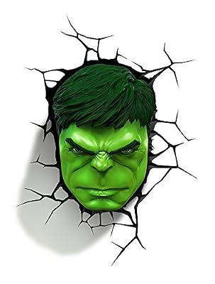 3D Light FX Marvel Hulk 3D Deco Applique Murale à LED