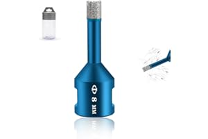 JOISIDE Fliesenbohrer 8mm x M14 Diamantbohrer Glasbohrer Fliesen Diamant Feinsteinzeug Bohrer für Keramik Granit Glas Porzellan Winkelschleifer