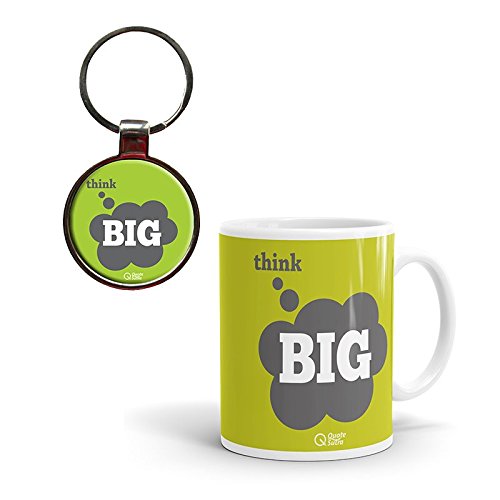 Think Big Keychain & Mug Gift Combo By QuoteSutra RS.620 (41.00% Off) - Amazon