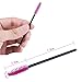 eBoot 100 Pack Pink Disposable Eyelash Eye Lash Makeup Brush Mascara Wands