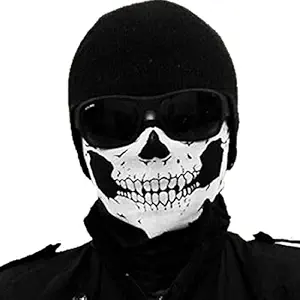 Jonty Skull Face Mask (Black, Large)