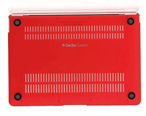 Gecko Macbook 12″ Clip On Case – Rot – trendige Farben / perfekter Schutz in der Farbe rot / red geeignet für Macbook 12″ - 5
