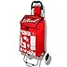Produktbild Einkaufstrolley - Trolley - Einkaufsroller - Shoppingtasche mit Farbauswahl (rot)