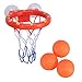 Produktbild STOBOK Baby Bad Spielzeug Basketballkorb und 3 Bälle Spielset mit Saugnapf Badewanne Schießen Spiel für Kinder Kleinkinder
