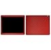 Produktbild Huawei Mediapad M3 Lite 10.1 Tablet Design Schutzfolie Designfolie Skin Faceplates Schutz Folie Motiv Carbon Rot (Herstellung in Deuschland)