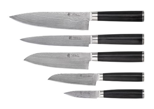 Wakoli 5DM-HOL-PAK 5er Damastmesser Set, Pakka - 3
