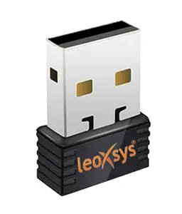 Leoxsys LEO-NANO150N Wireless N 11N Wi-Fi Nano USB Adapter Dongle (Black)