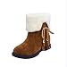 Produktbild Xinan Stiefeletten Damen Schuhe Sexy Schnee Stiefel Winter Knöchel Stiefel Frauen Schuhe Heels Winterstiefel Mode Schuhe (38, Gelb)