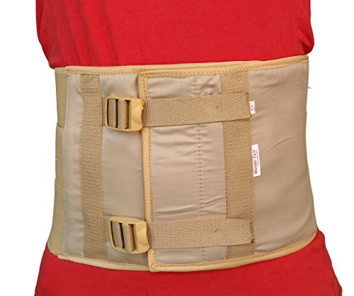 Wonder Care Abdominal Belt after delivery Tummy Reduction Trimmer Belly Slimming Binder for Women & Men Abdomen Compression Support (Small)